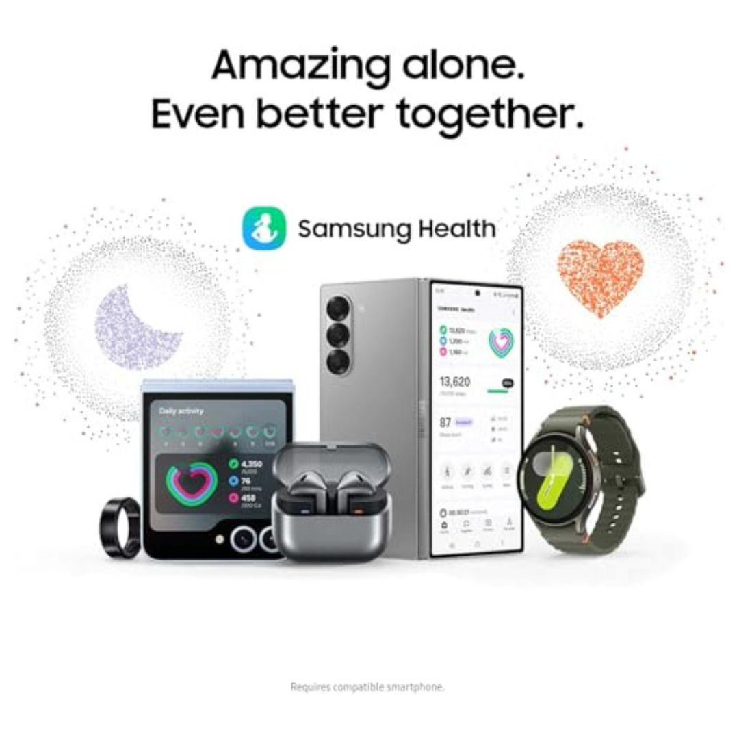 Samsung Galaxy Watch 7 40mm BT - Aluminum Cream Sports Band - SM-L300NZEAXAA