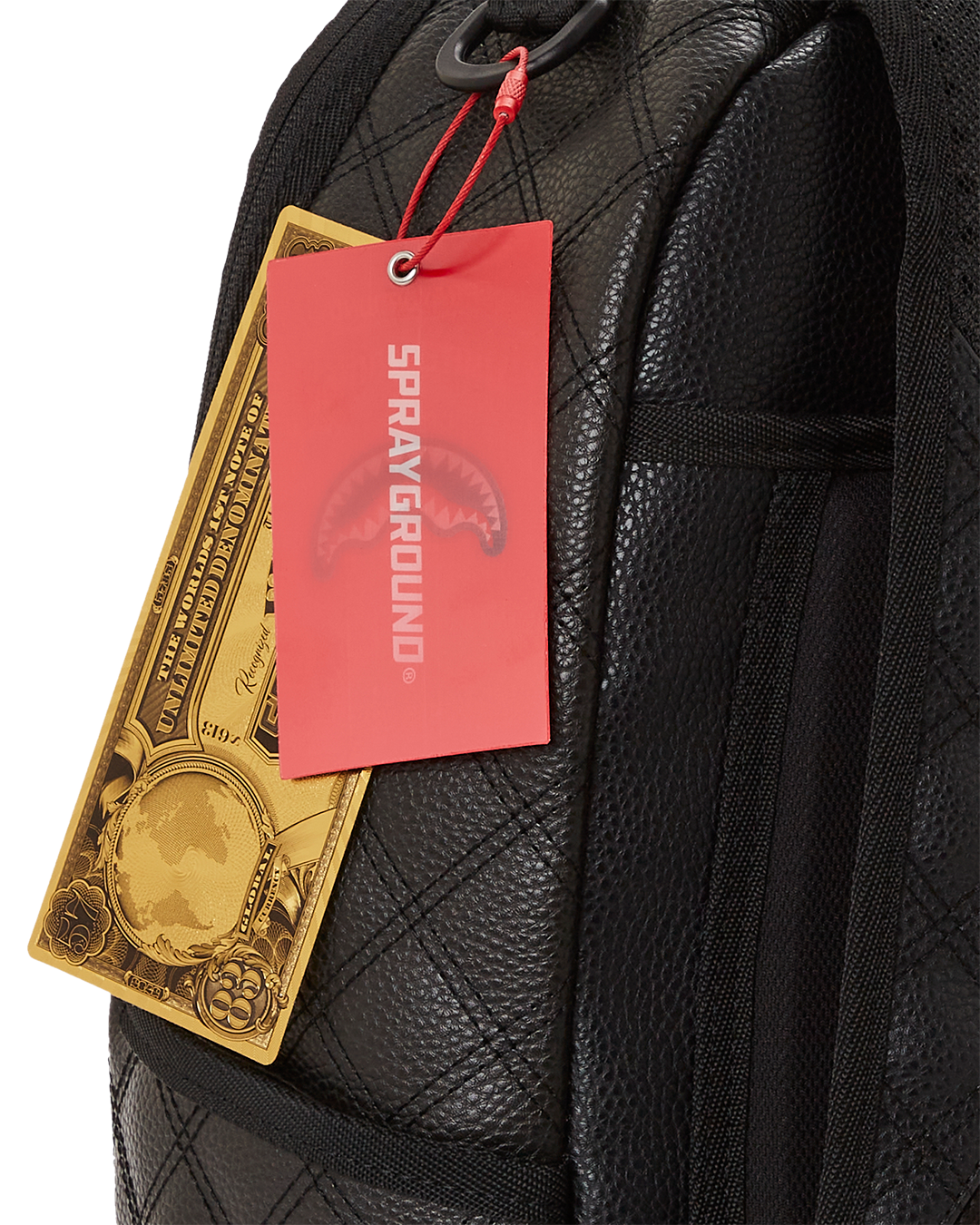 QUILT HAND PAINTED DIABLO BEAR BACKPACK (DLXV)