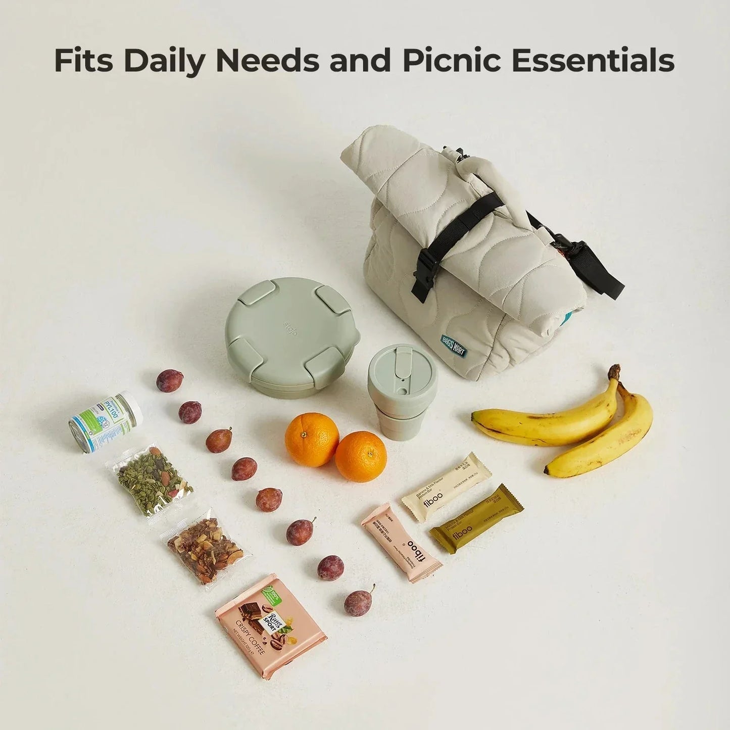 (FREE GIFT) Paz Roll Top Lunch Bag