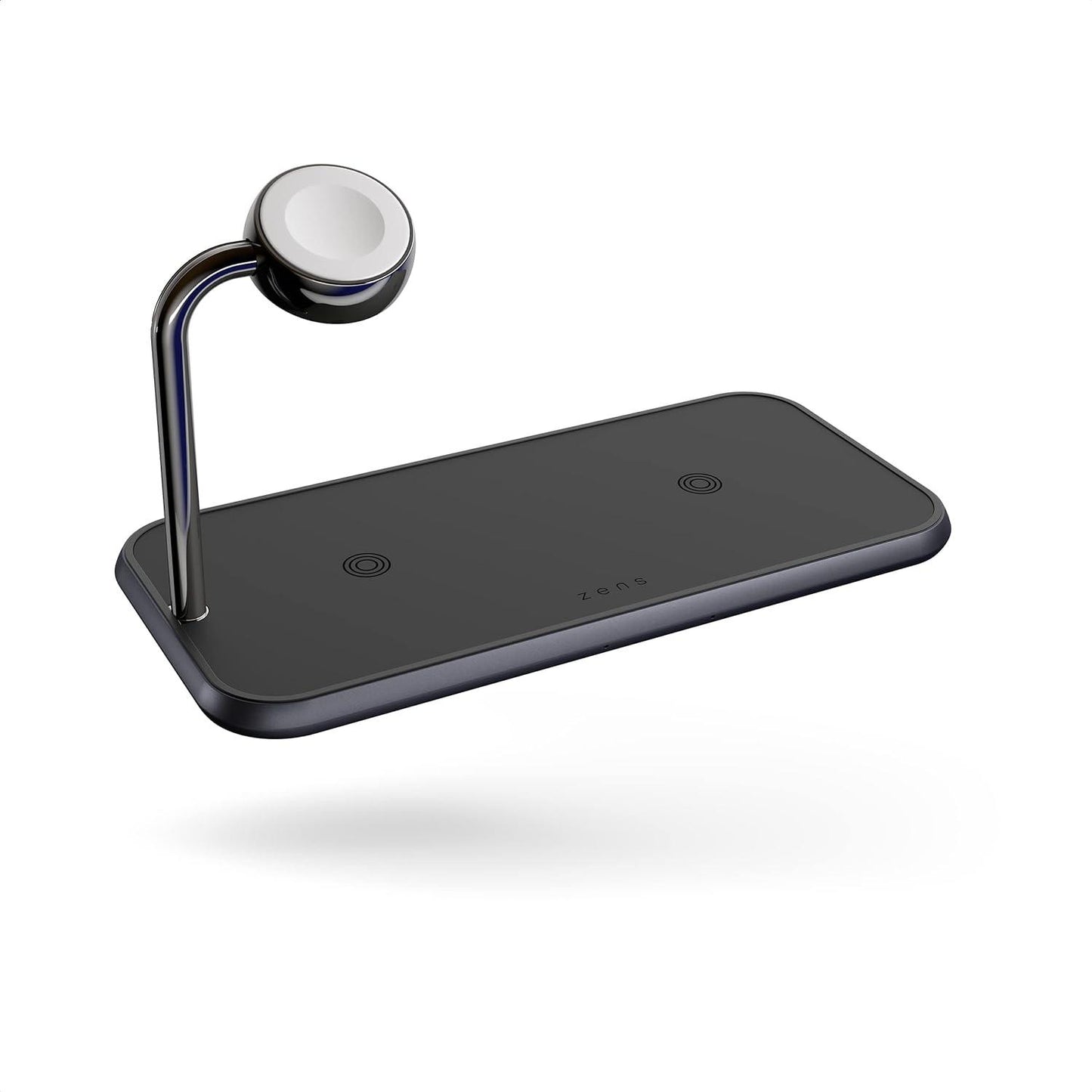 ZENS Aluminium 20W Dual and Watch Wireless Charger - Black (Renewed)