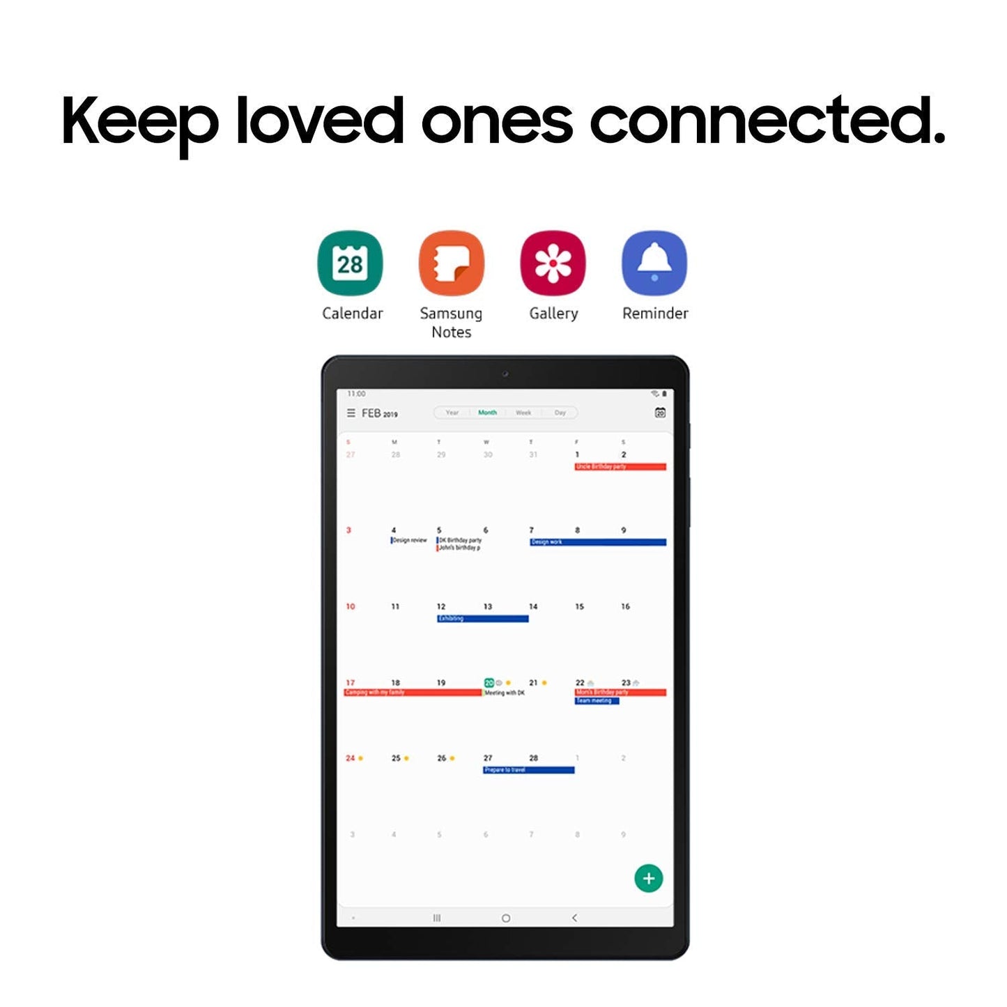 Samsung Galaxy Tab A 10.1 32 GB WiFi Tablet Black (2019) - SM-T510NZKAXAR