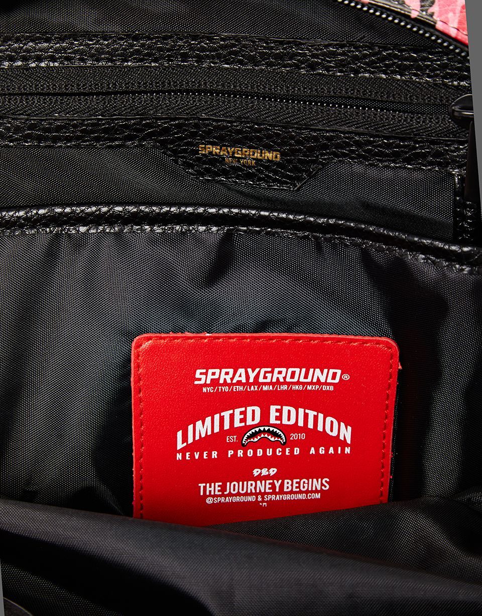 PINK TIGER CAMO SHARKMOUTH SAVAGE BACKPACK