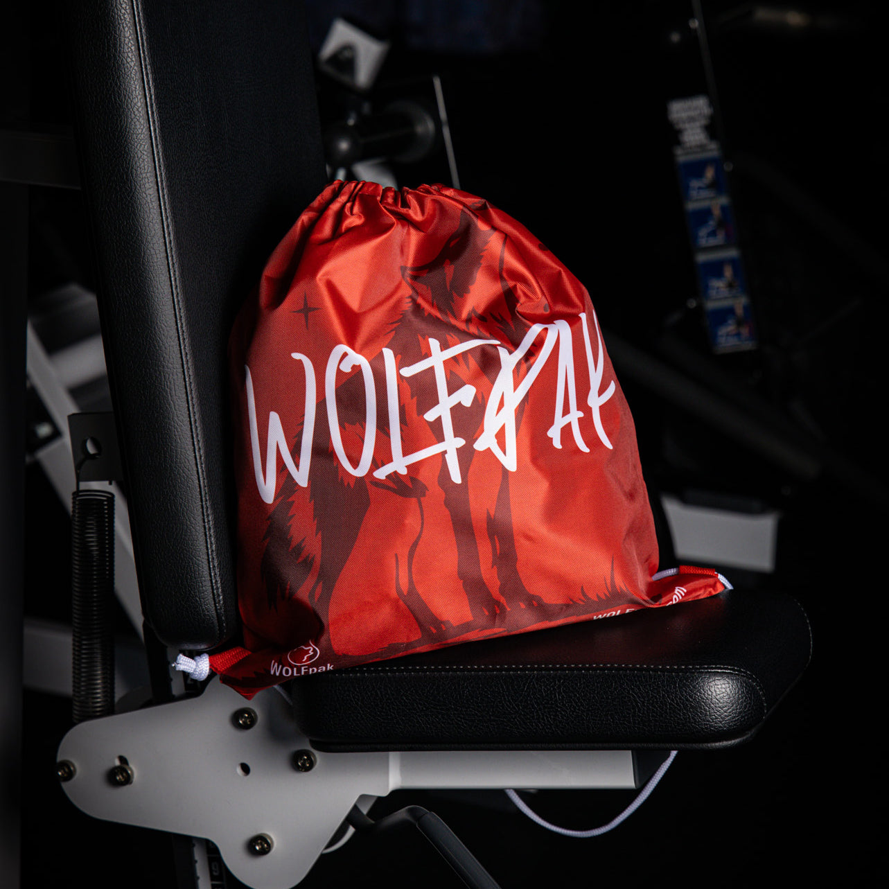 Savage Red Draw String Sackpack Bag Drawstring