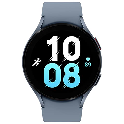 SAMSUNG Galaxy Watch 5 (44mm, WIFI + 4G LTE) 1.4'' Super AMOLED Smartwatch GPS Bluetooth w/ Advanced Sleep Coaching, Bioactive Sensor, Water Resistant R915U (Fast Charger Bundle, Sapphire) - SM-R915UZBAXAA