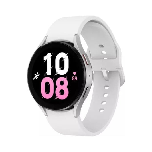 Samsung Galaxy Watch 5 44mm - Bluetooth Smartwatch, Body & Health Tracking, Sapphire Crystal Glass, Enhanced GPS, US Version (Silver) - SM-R910NZSAXAA