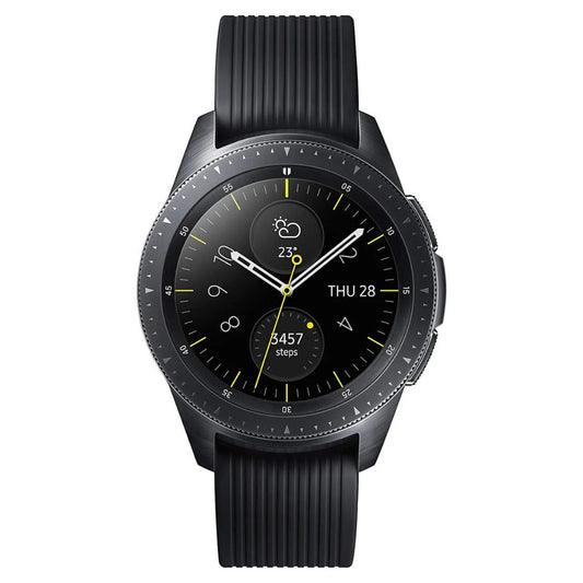 Samsung Galaxy Watch 42mm 4G LTE Stainless Steel Midnight Black SM-R815UZKAXAR