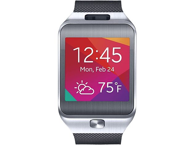 Samsung Gear 2 Smartwatch with Heart Rate Monito  Black SM-R3800VSAXAR