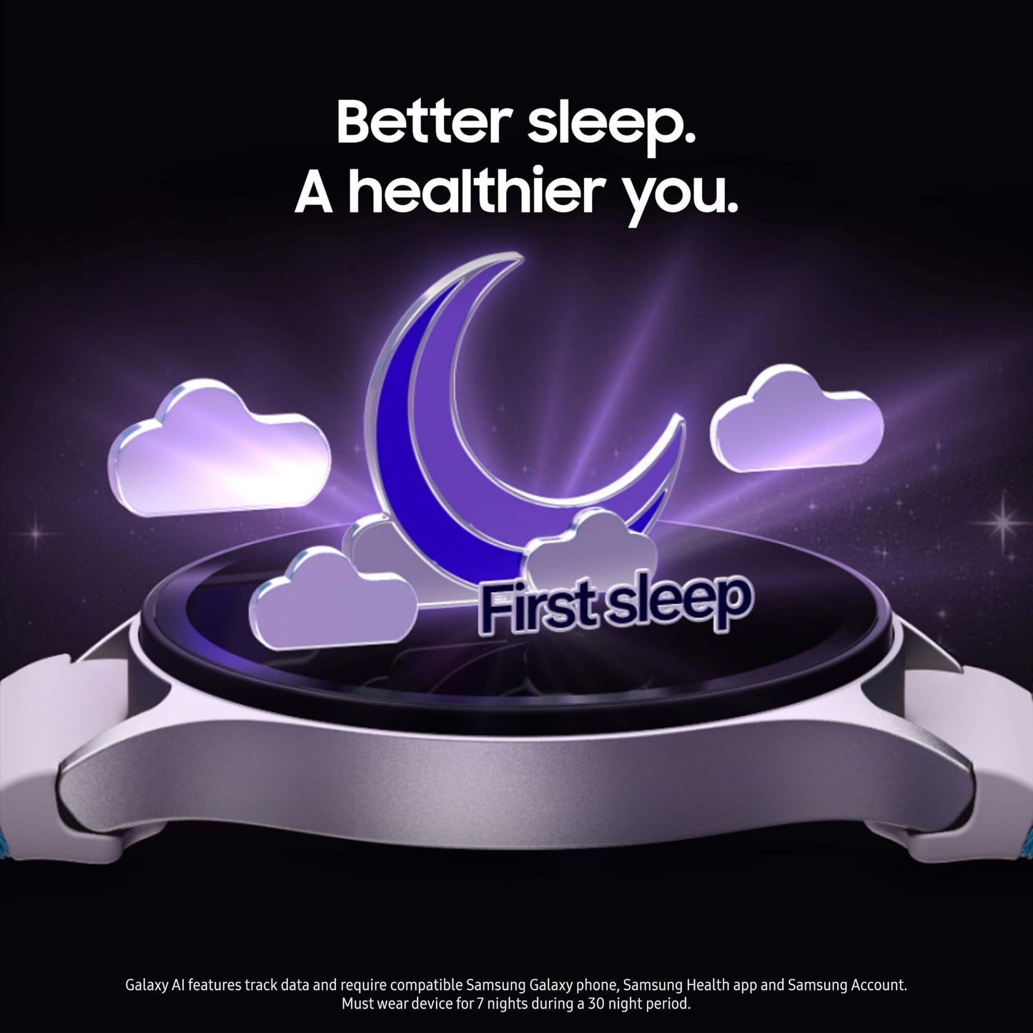 Samsung Galaxy Watch 7 44mm BT - Aluminum Green Sports Band  - SM-L310NZGAXAA