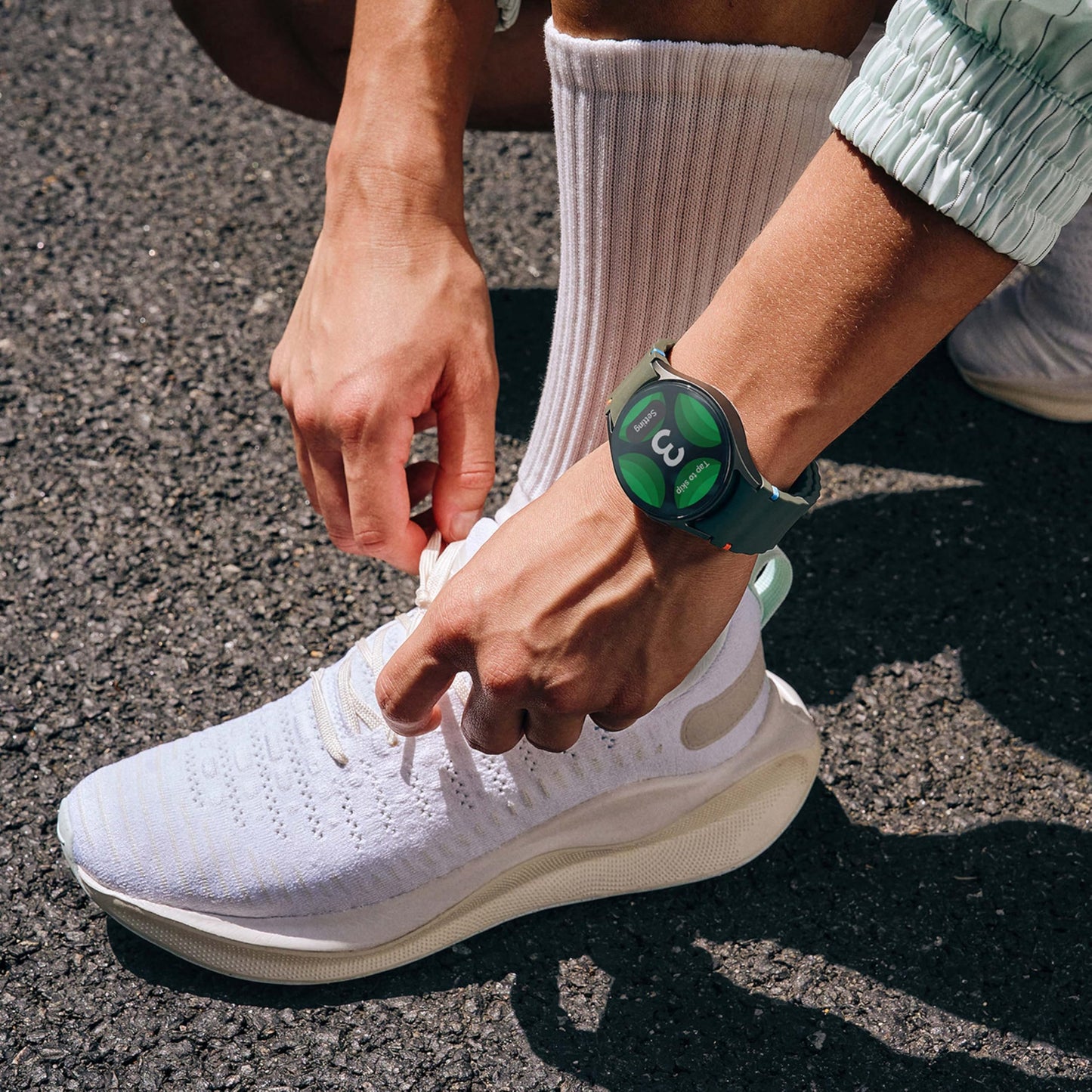 Samsung Galaxy Watch 7 44mm BT - Aluminum Green Sports Band  - SM-L310NZGAXAA