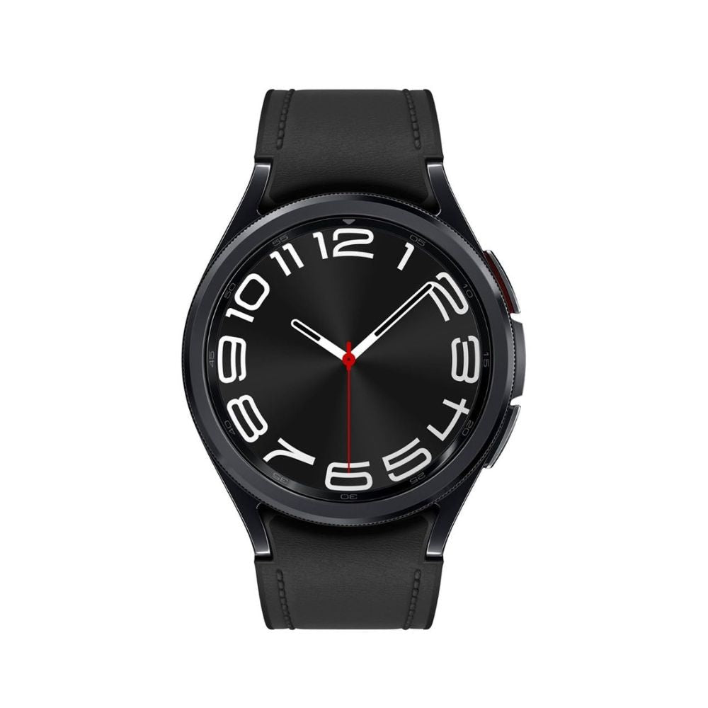 Samsung Galaxy Watch 6 Classic 43mm BT - Black Stainless Steel w/Black Leather Band - SM-R950NZKAXAA