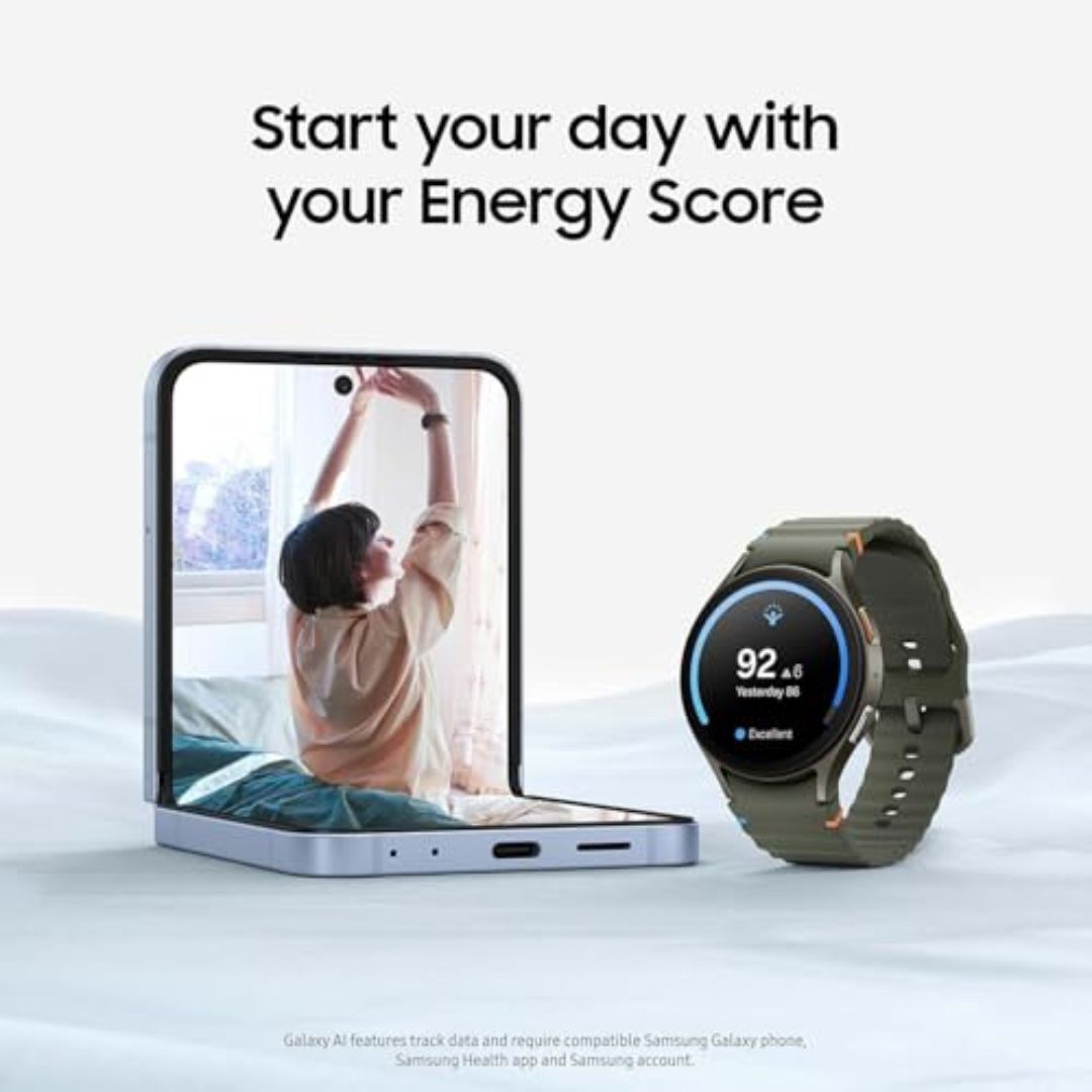 Samsung Galaxy Watch 7 40mm BT - Aluminum Cream Sports Band  - SM-L300NZEAXAA