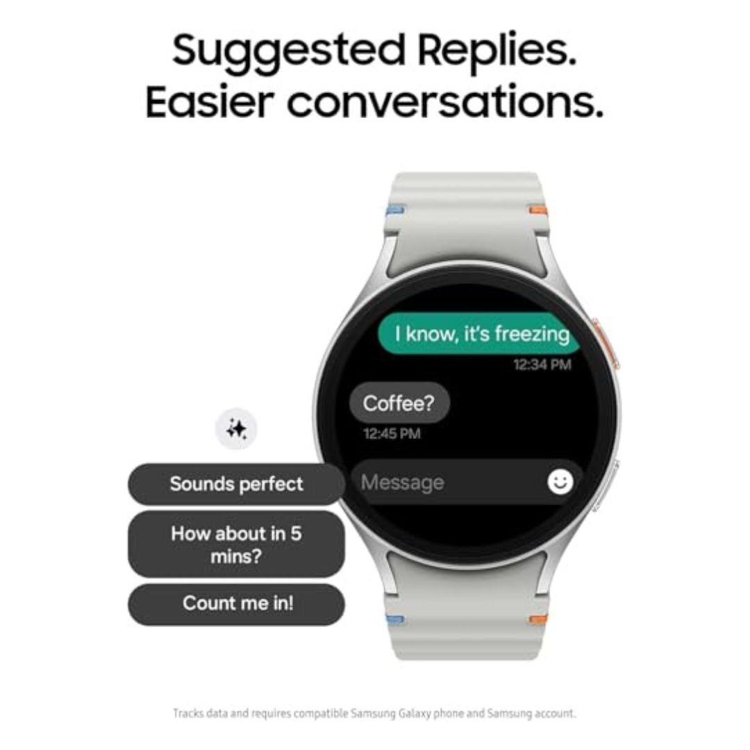 Samsung Galaxy Watch 7 40mm BT - Aluminum Cream Sports Band  - SM-L300NZEAXAA