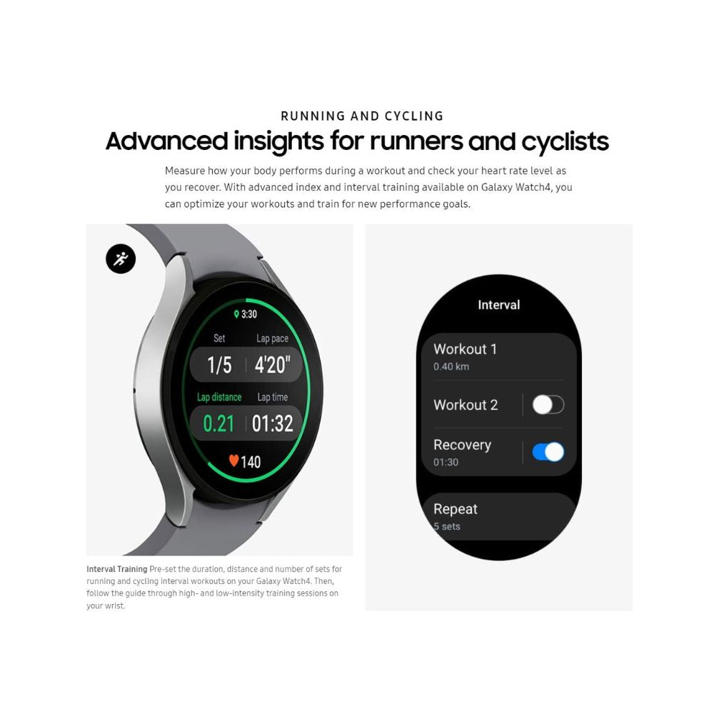 Samsung Galaxy Watch 4 - 44MM - Silver - SM-R875UZSAXAA