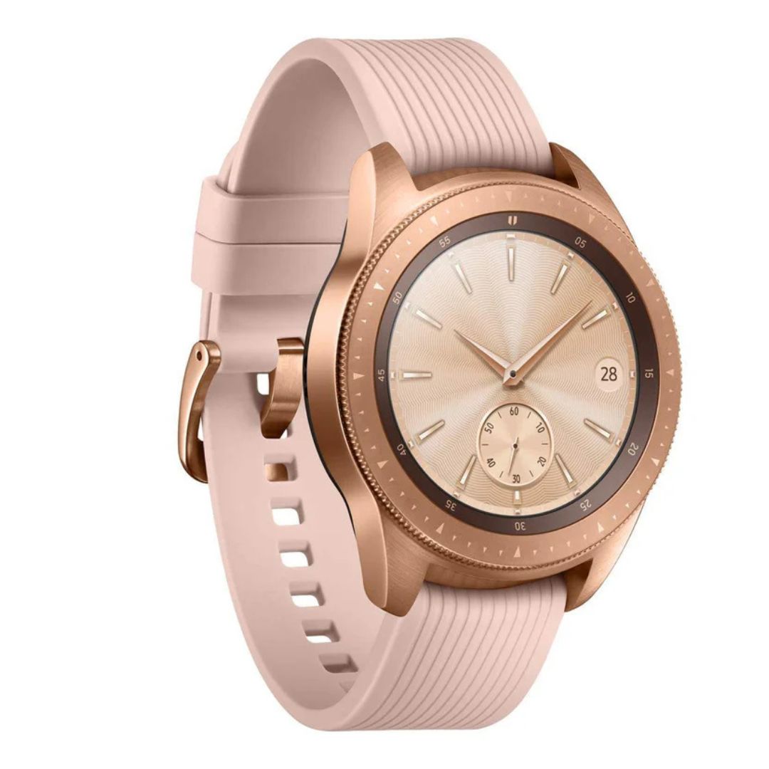 SAMSUNG Galaxy Watch (42mm), Sleep Monitor, Rose Gold (Bluetooth) - SM-R810NZDAXAR