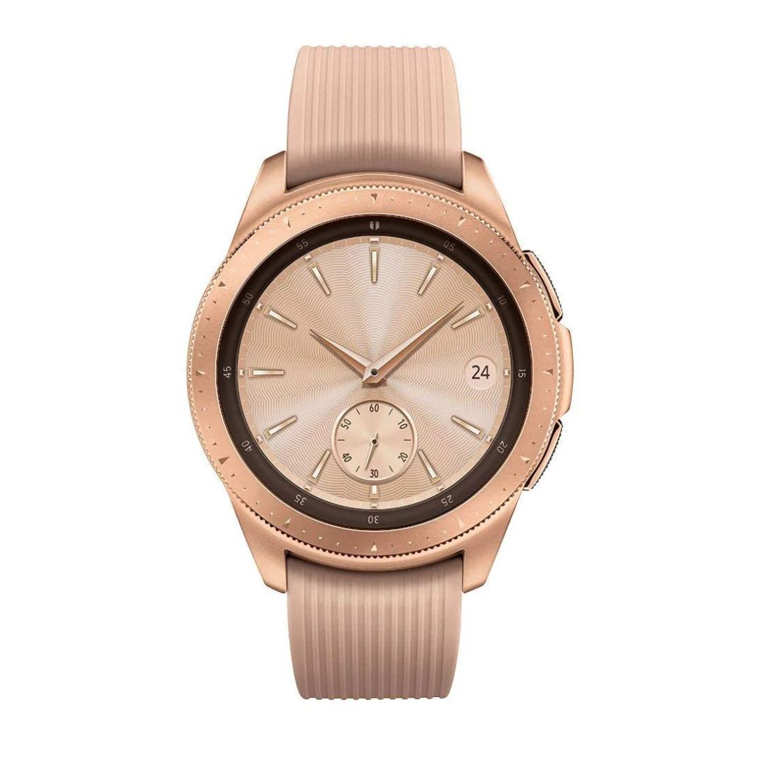 SAMSUNG Galaxy Watch (42mm), Sleep Monitor, Rose Gold (Bluetooth) - SM-R810NZDAXAR