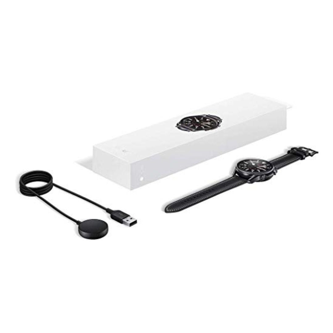 Samsung Galaxy Watch 3 (45mm, GPS, Bluetooth) Smart Watch with Advanced Health - Mystic Black - SM-R845UZKAXAR