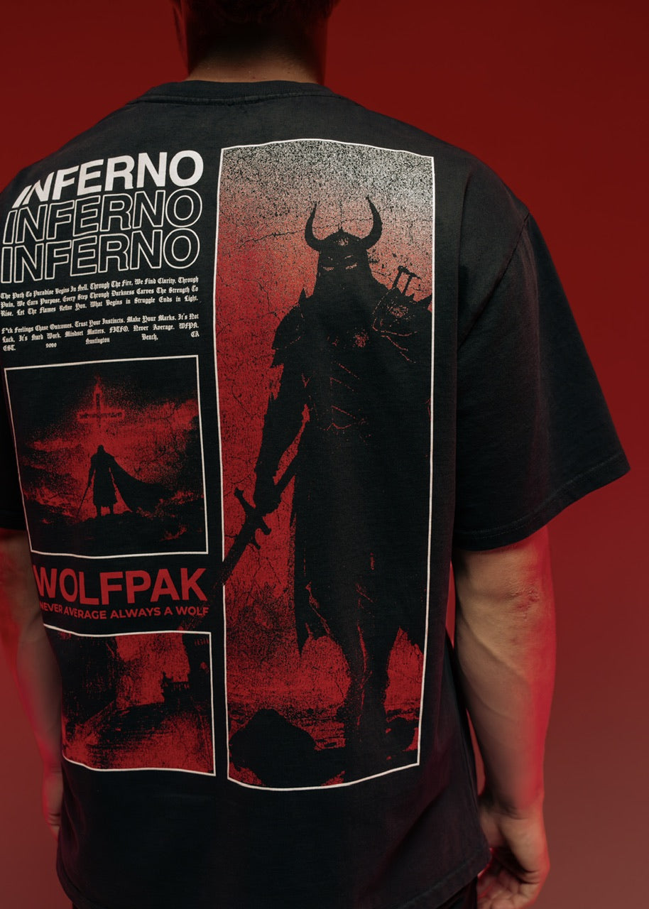 "Into The Abyss" Dante's Inferno Graphic T-Shirt