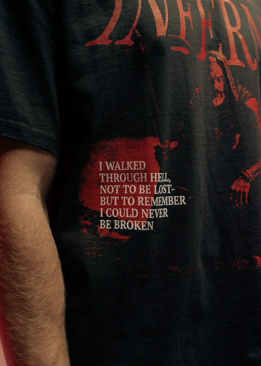 "Rise" Dante's Inferno Graphic T-Shirt