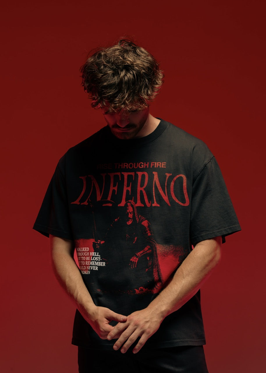 "Rise" Dante's Inferno Graphic T-Shirt