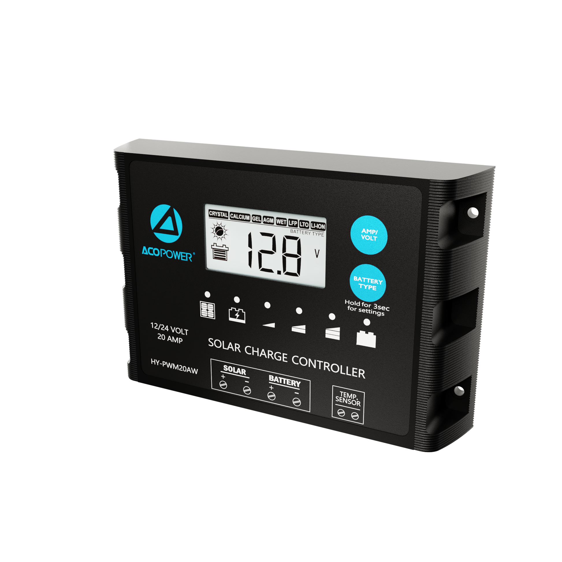 ProteusX 20A PWM Solar Charge Controller
