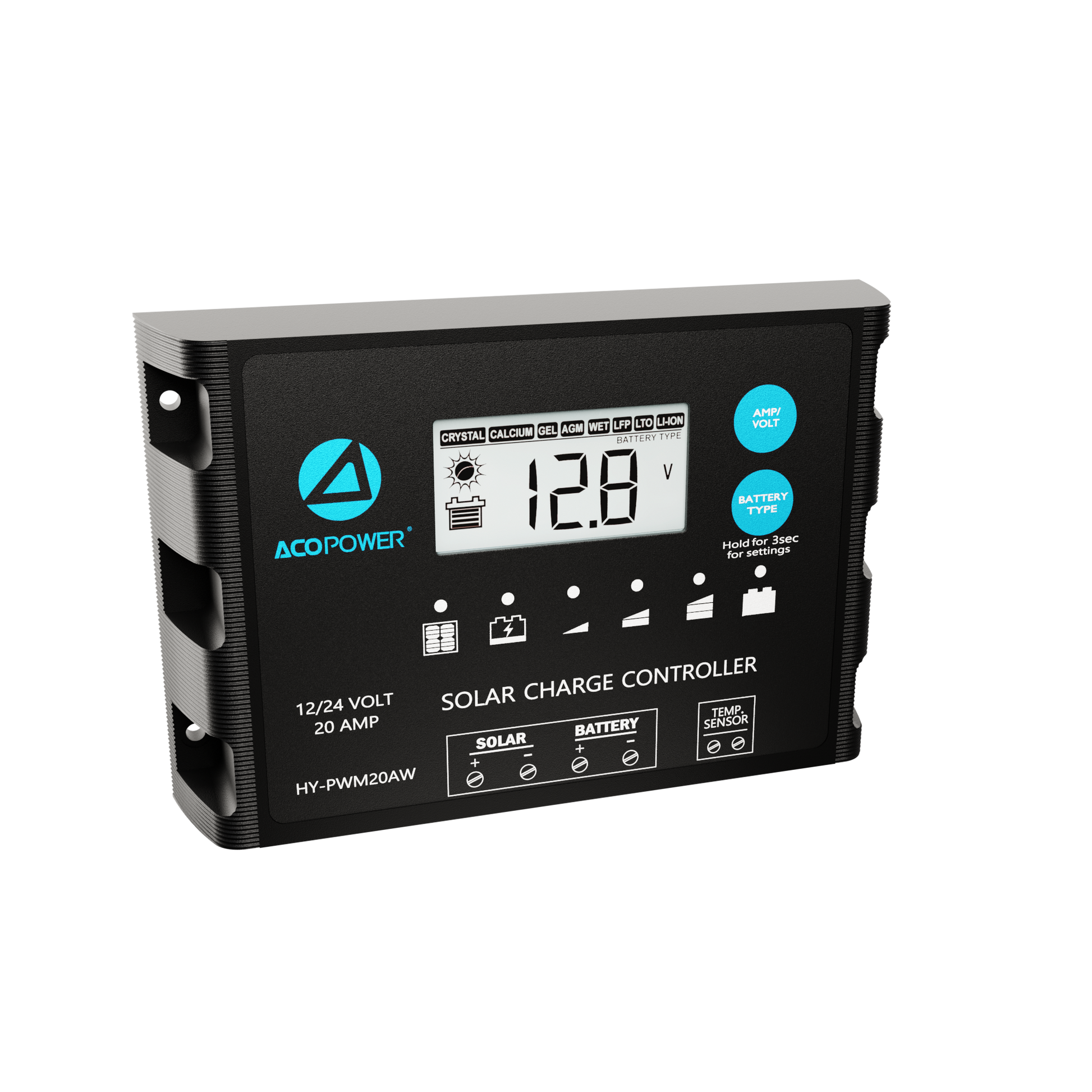 ProteusX 20A PWM Solar Charge Controller