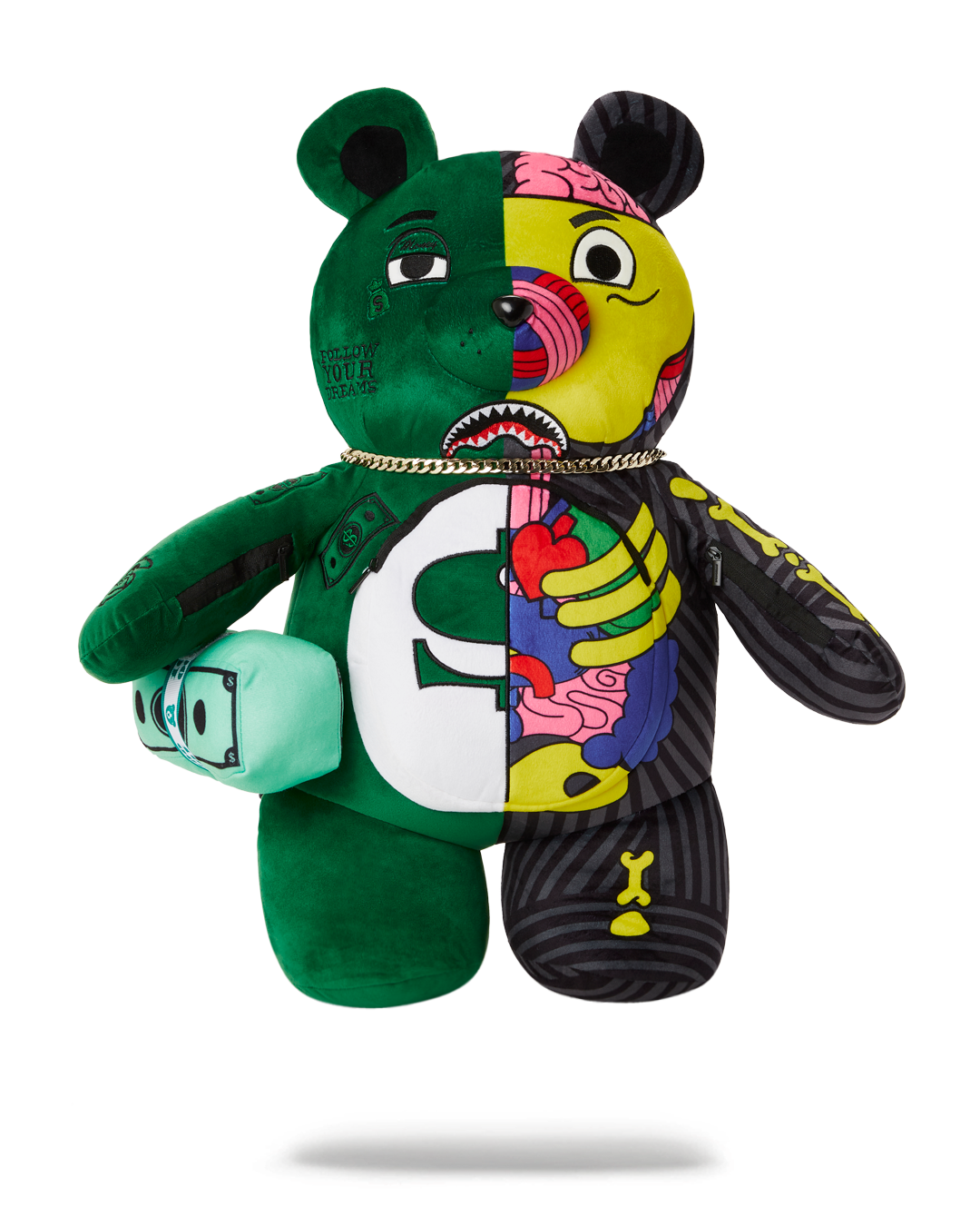 YOUNG X-RAY MONEYBEAR TEDDYBEAR BACKPACK