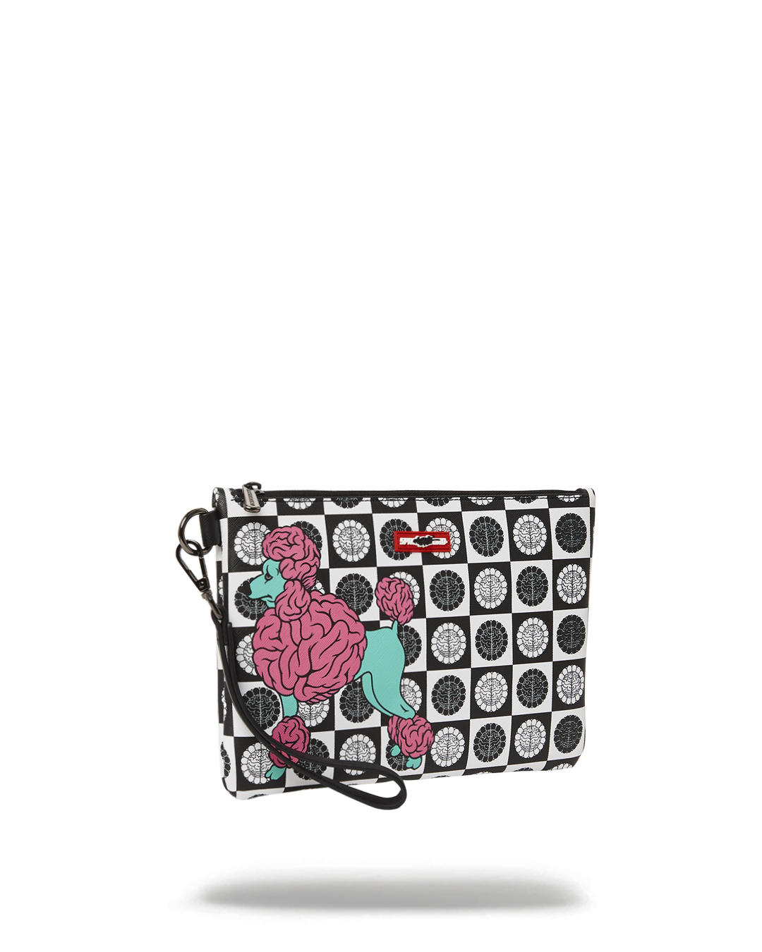 POODLE CHECK RON ENGLISH COLLAB POUCHETTE