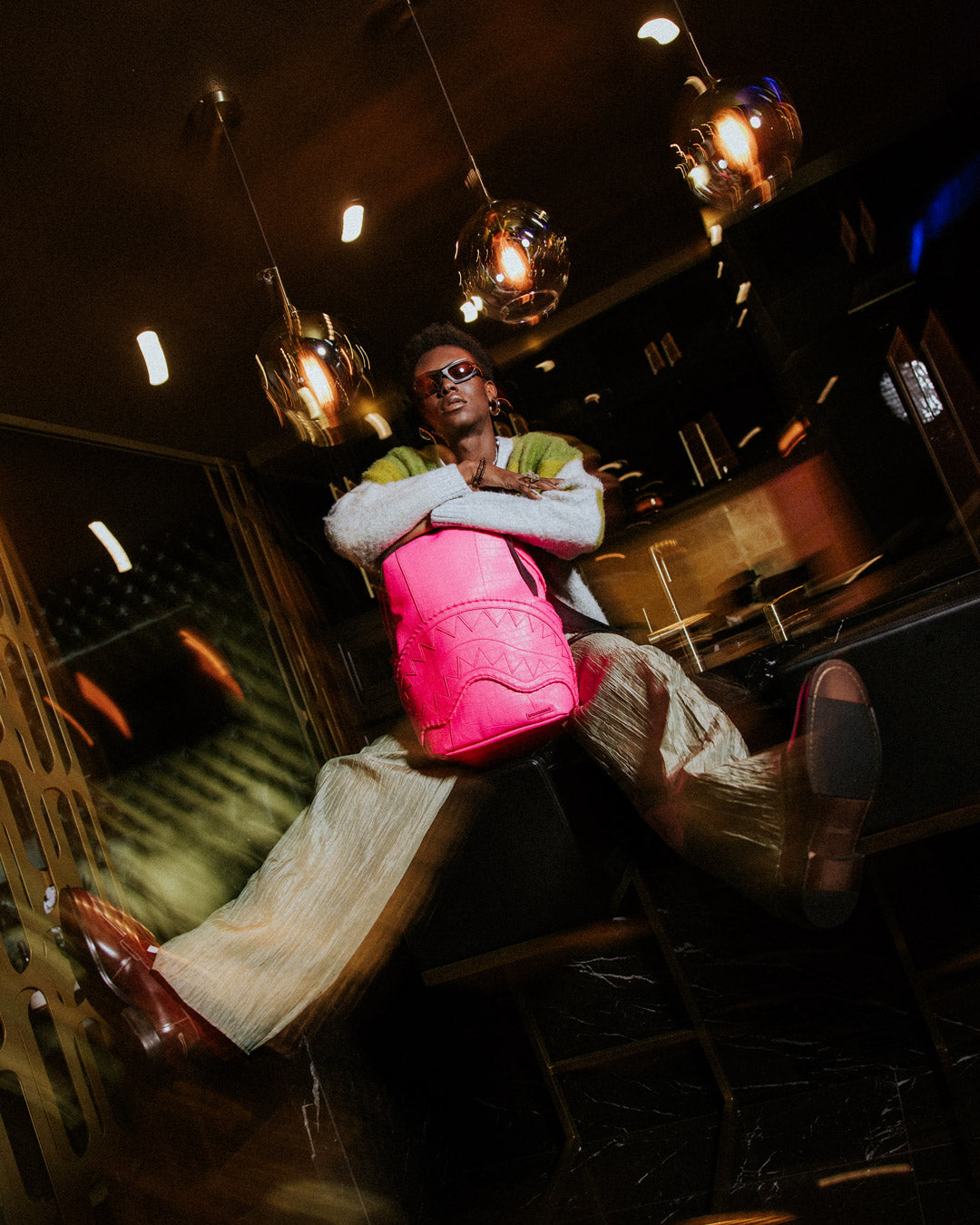 PINK PYTHON DLXSV BACKPACK