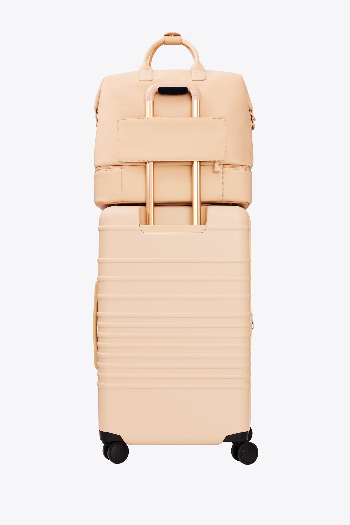 The Premium Weekender in Beige