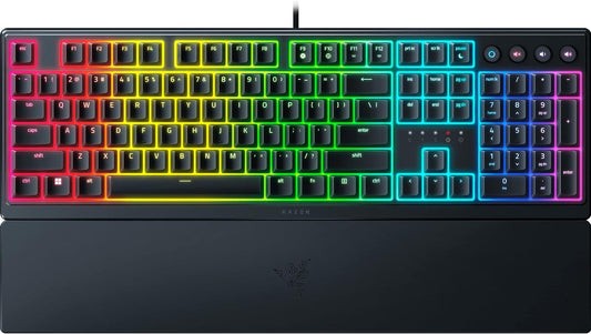 Razer Ornata V3 Gaming Keyboard – Mecha-Membrane – RGB – Black – Certified Refurbished