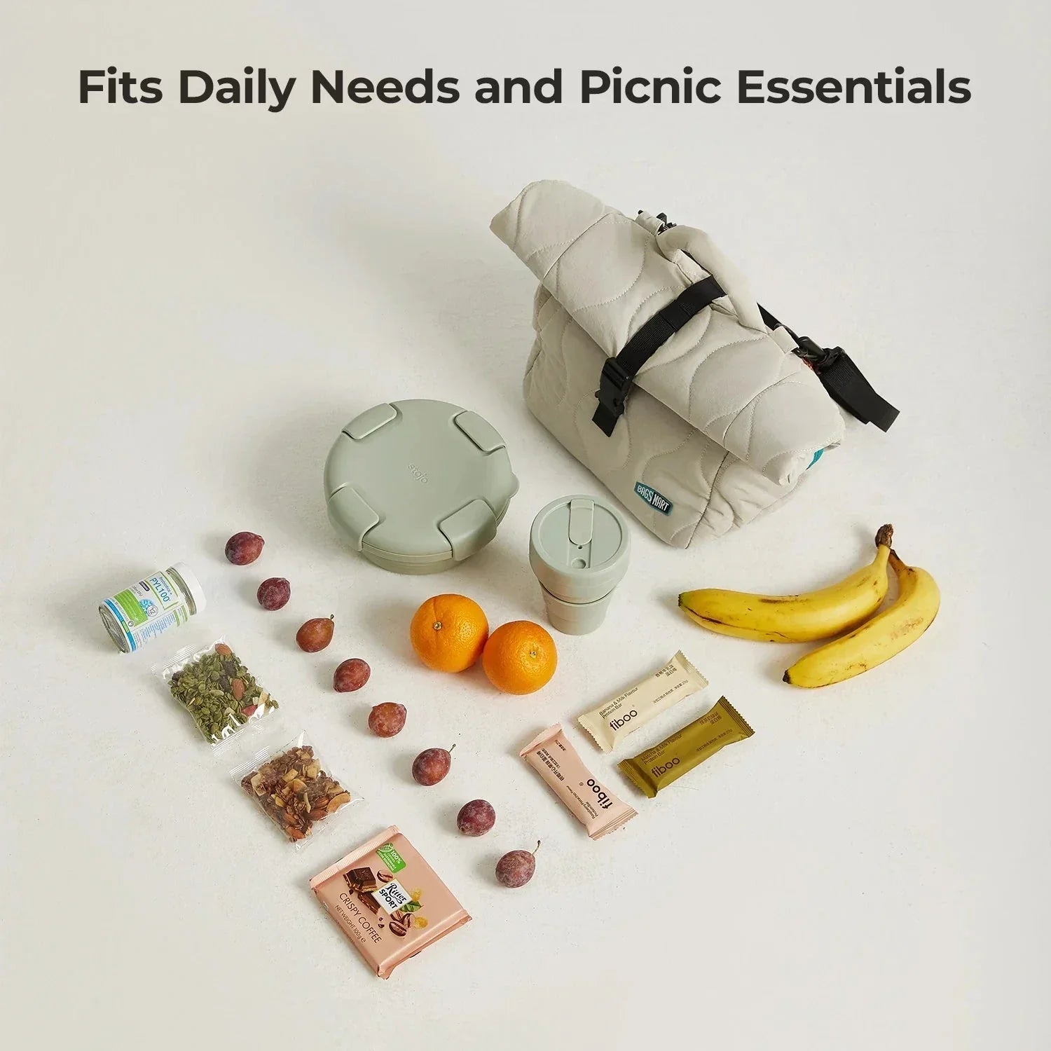 (FREE GIFT) Paz Roll Top Lunch Bag