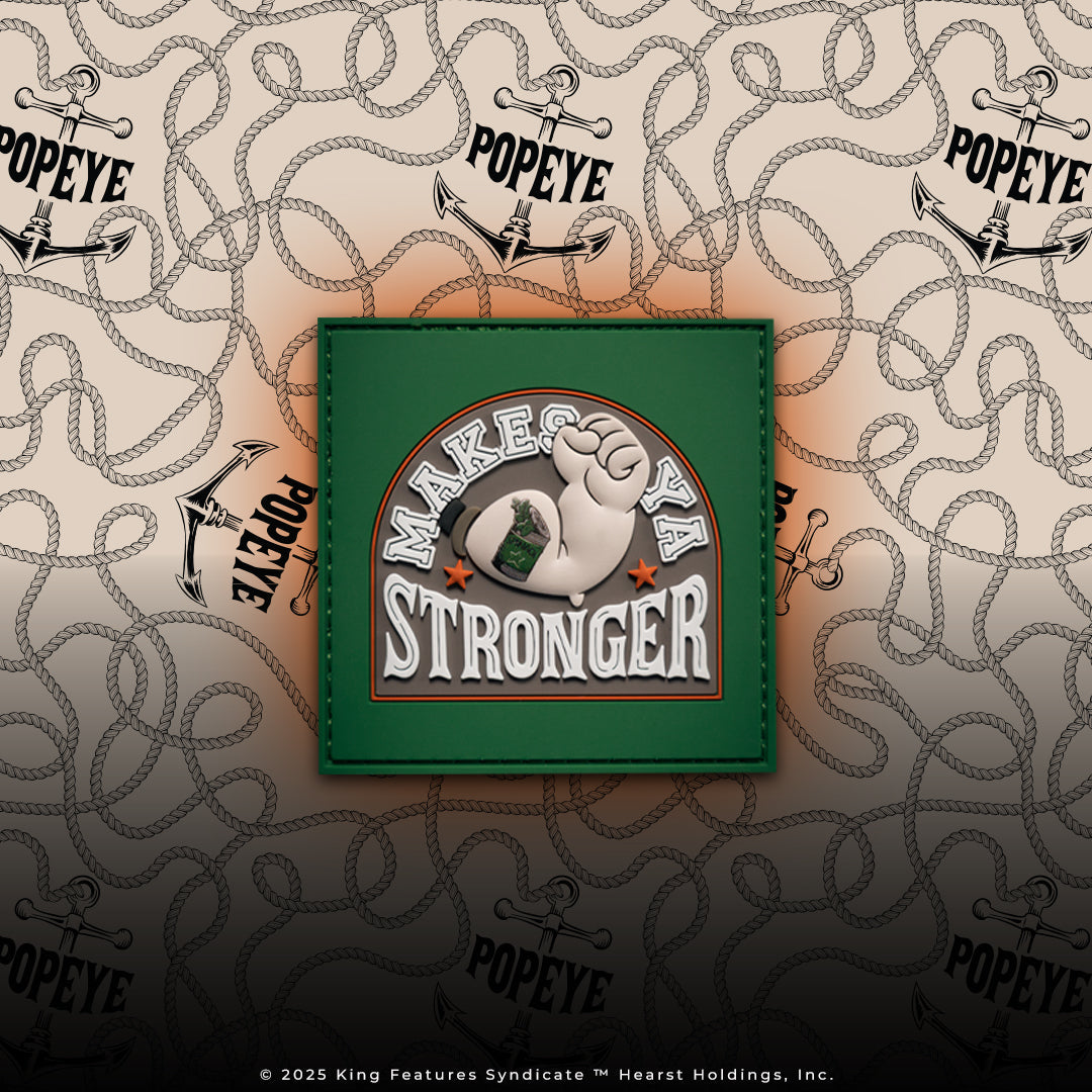 Popeye Sink or Swim Makes Ya Stronger Patch