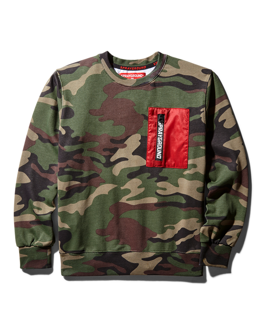 YOUTH TIGER CAMO SWEATER