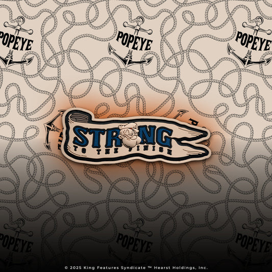 Popeye Sink or Swim Strong to the Finish Patch