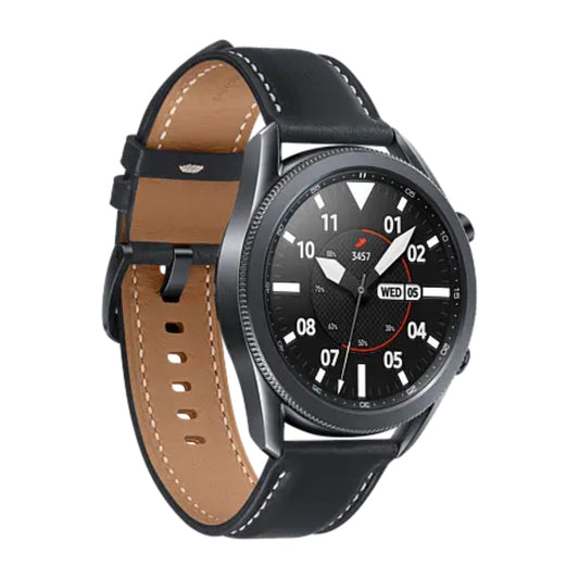 Samsung Galaxy Watch 3 (45mm, GPS, Bluetooth) Smart Watch with Advanced Health - Mystic Black - SM-R845UZKAXAR