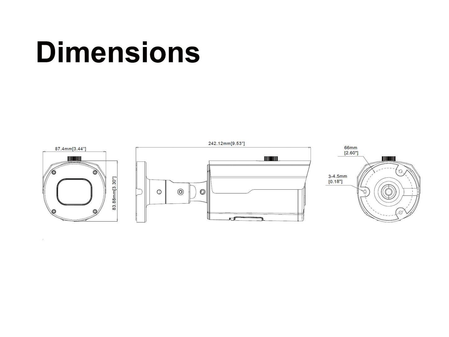 XP-5AI-MZB: 5MP Motorized Zoom IP Bullet Camera w/AI