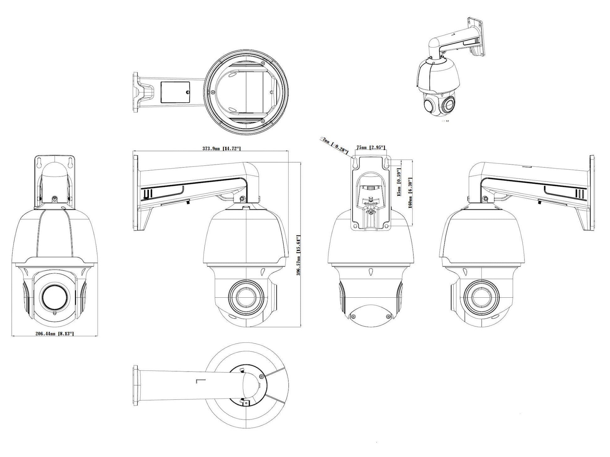 XP-PTZ33: 5MP IP IR 33X PTZ w/Tracking w/AI