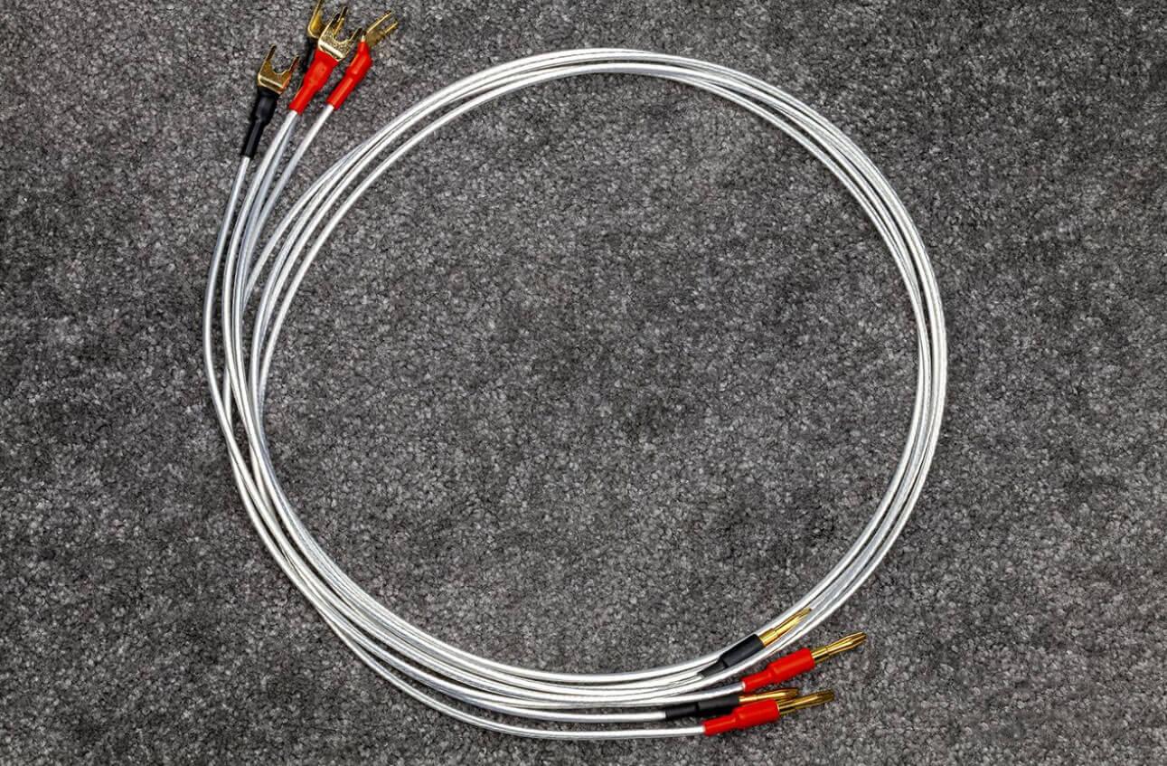Premium 4N OCC Silver Speaker Wire Set