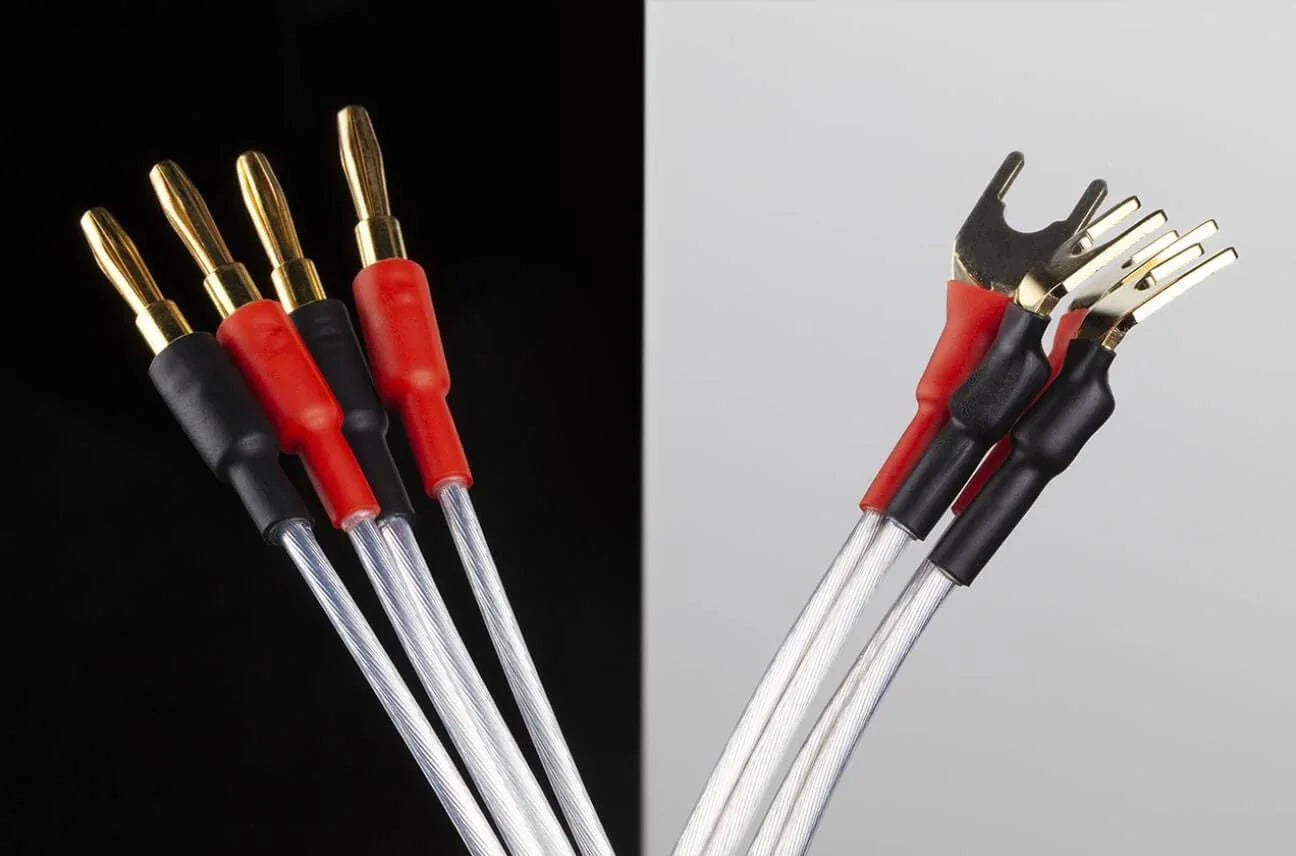 Premium 4N OCC Silver Speaker Wire Set