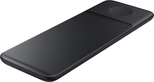 Samsung Wireless Qi Charger Trio - Charge up to 3 Devices at Once - Black (Renewed)