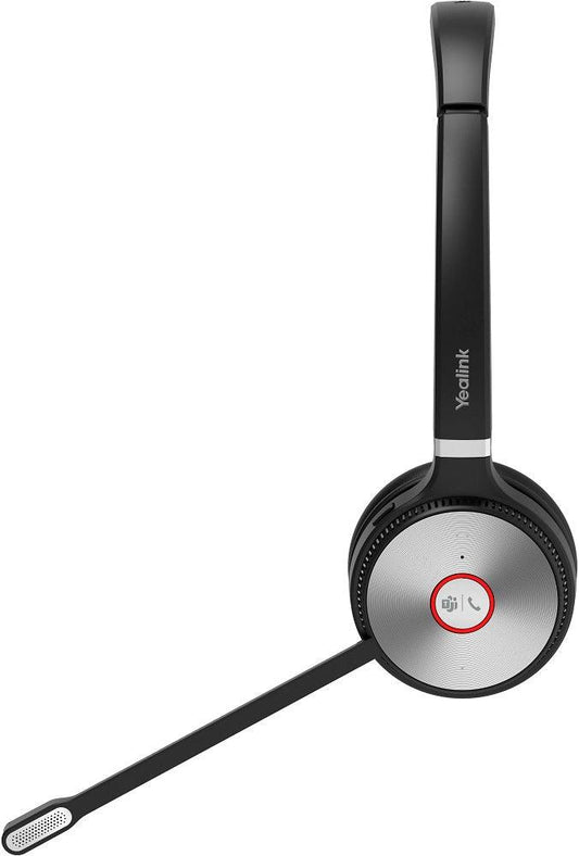 Yealink WH62 Dual UC DECT Wireless Headset with Microphone  - Black (Renewed)