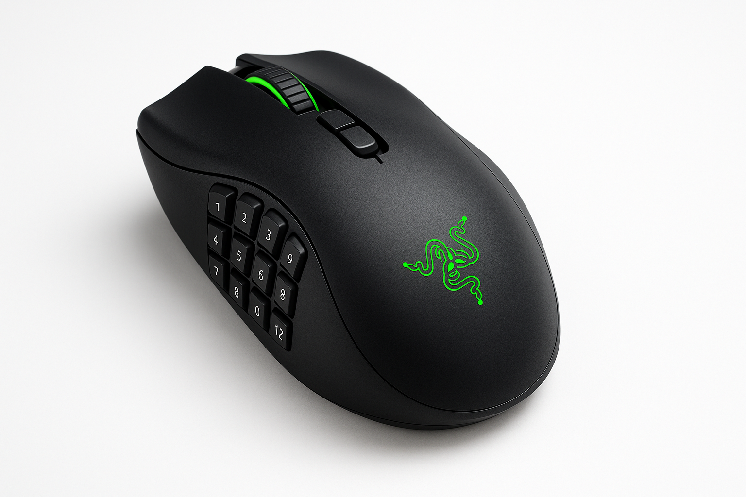 Razer Naga V2 HyperSpeed 30K DPI Wireless Gaming Mouse – Black (Refurbished)